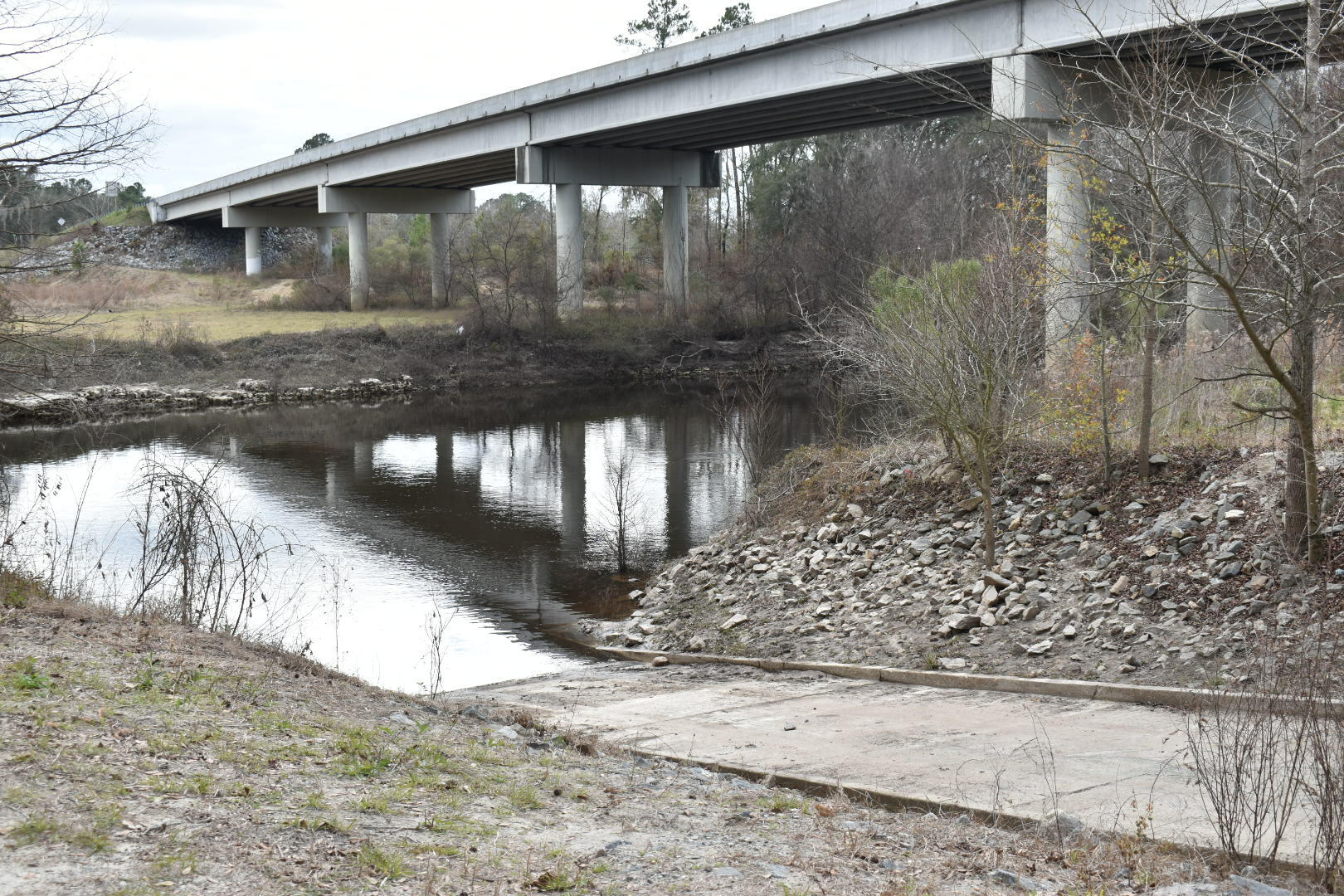 State Line Boat Ramp Water Level, Withlacoochee River @ GA 133 2022-02-03