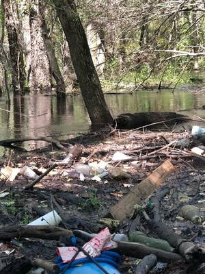 [Styrofoam and plastic]