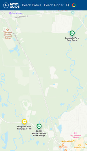 [Inset Troupville, Swim Guide 2022-04-21]
