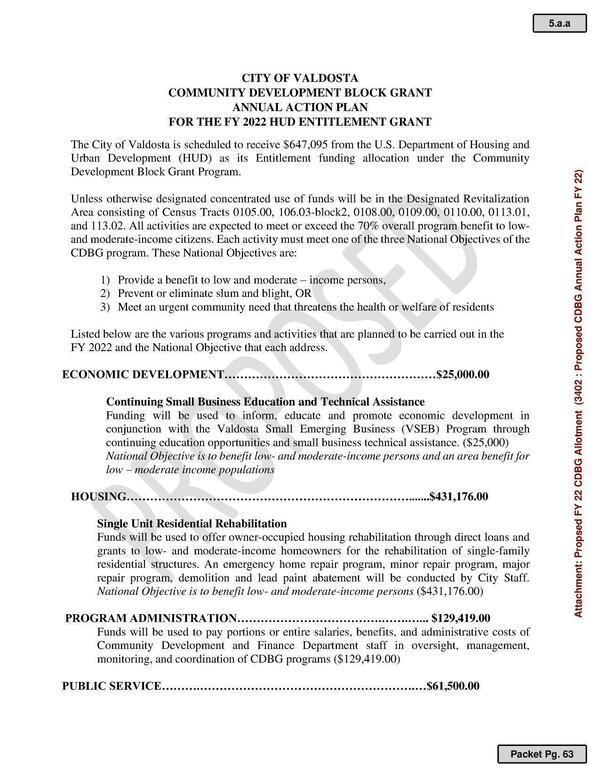 [ANNUAL ACTION PLAN FOR THE FY 2022 HUD ENTITLEMENT GRANT]