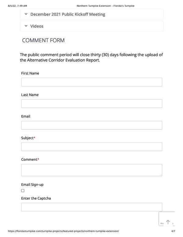 Comment Form