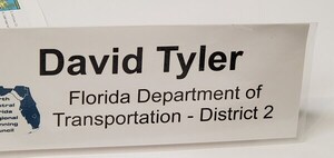 [David Tyler, FDOT District 2 (nameplate)]