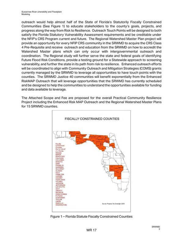 Figure 1 — Florida Statute Fiscally Constrained Counties