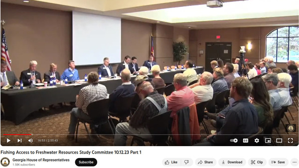 [Fishing Access to Freshwater Resources Study Committee 10.12.23 Part 1]