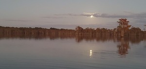 [Moon below cloud]