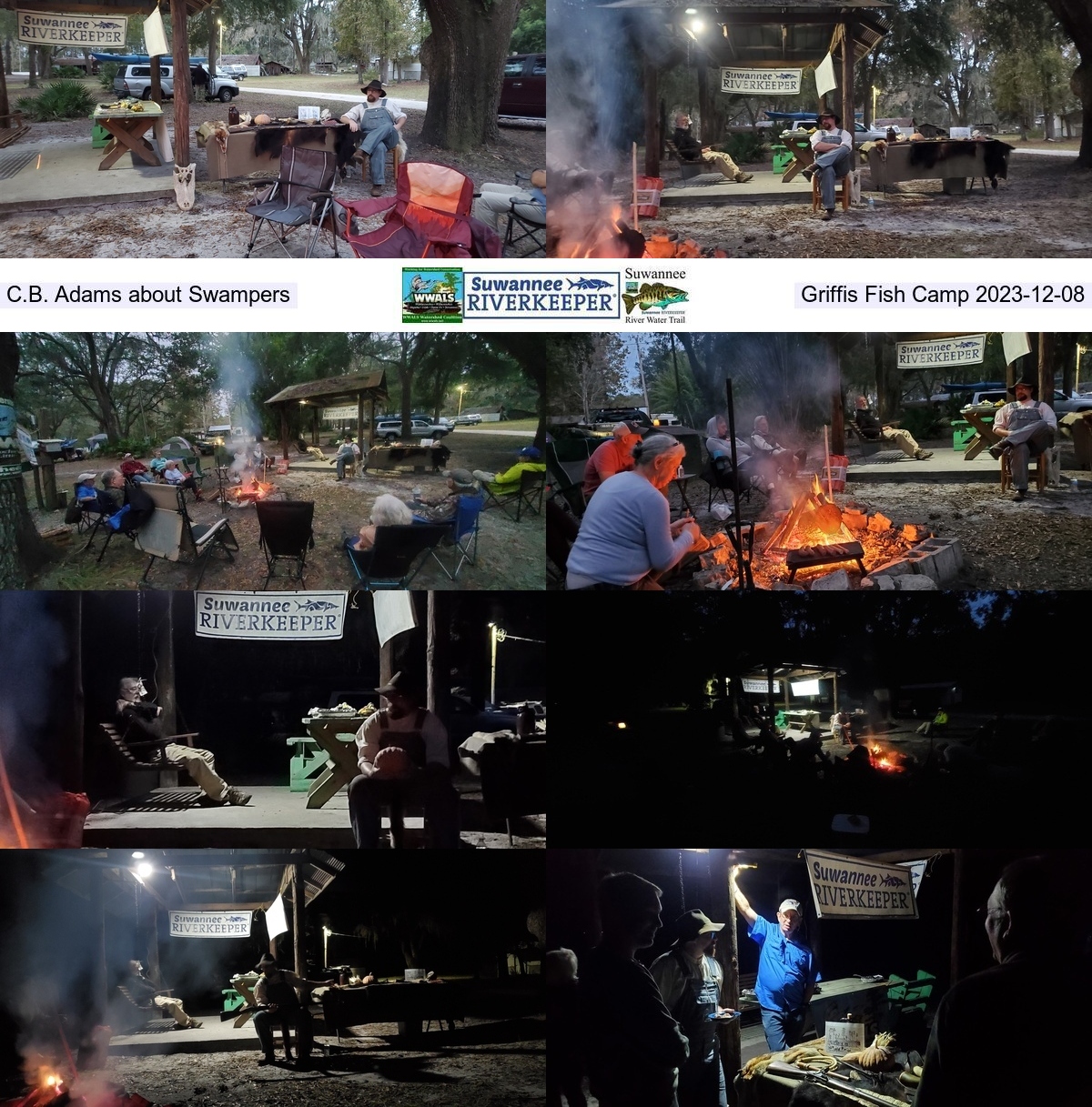 [C.B. Adams speaks around the campfire at Griffis Fish Camp 2023-12-08]