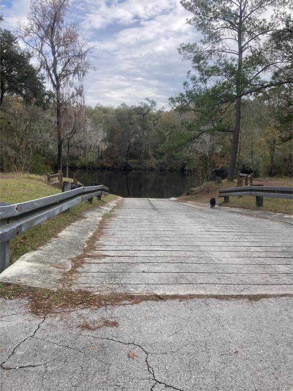 [US 27 Ramp, Santa Fe River @ US 27 2023-12-27]