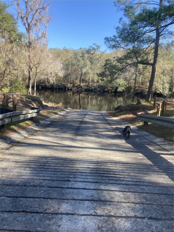 [US 27 Ramp, Santa Fe River @ US 27 2024-01-04]