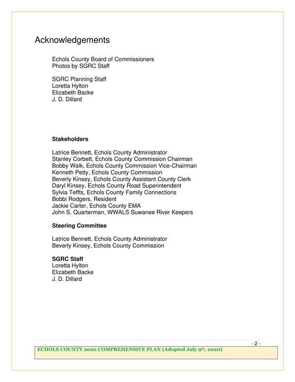 Page 02, Stakeholders including Suwannee Riverkeeper