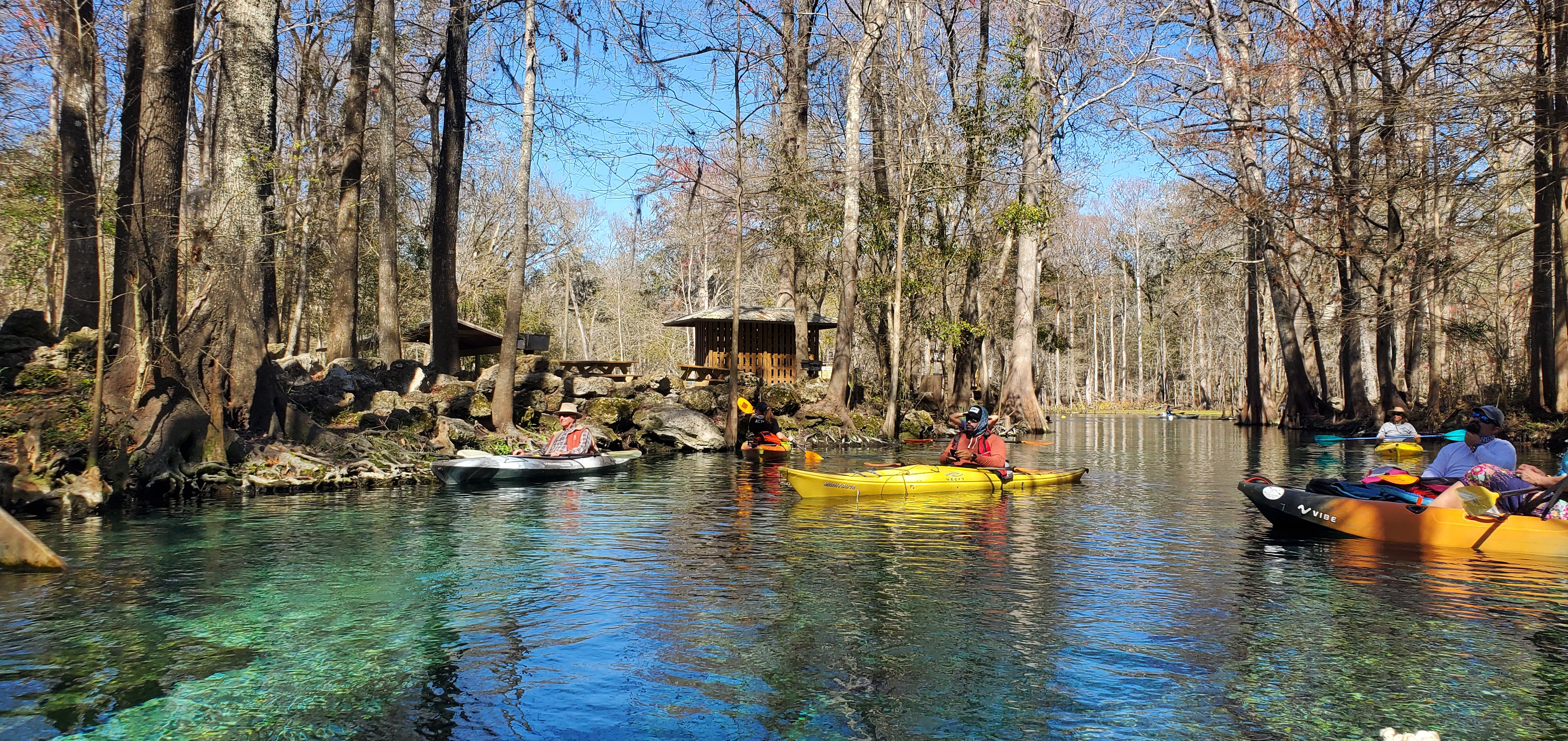 WKFL in Devil's Ear Spring, 13:30:18, 29.8344437, -82.6970834
