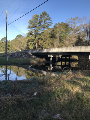 [Franks Creek @ GA 122 Bridge, 2023-12-20]