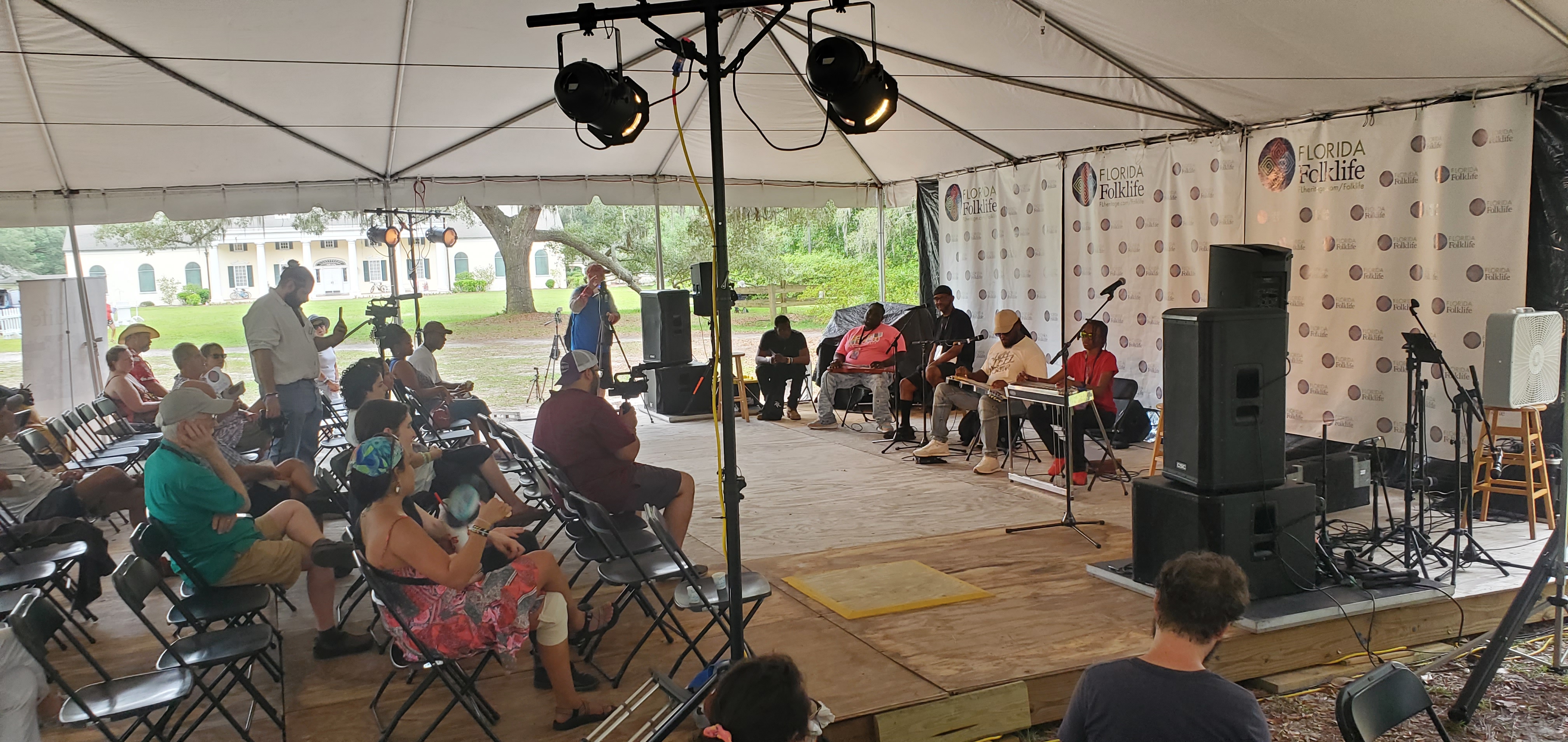 Sacred Harp stage