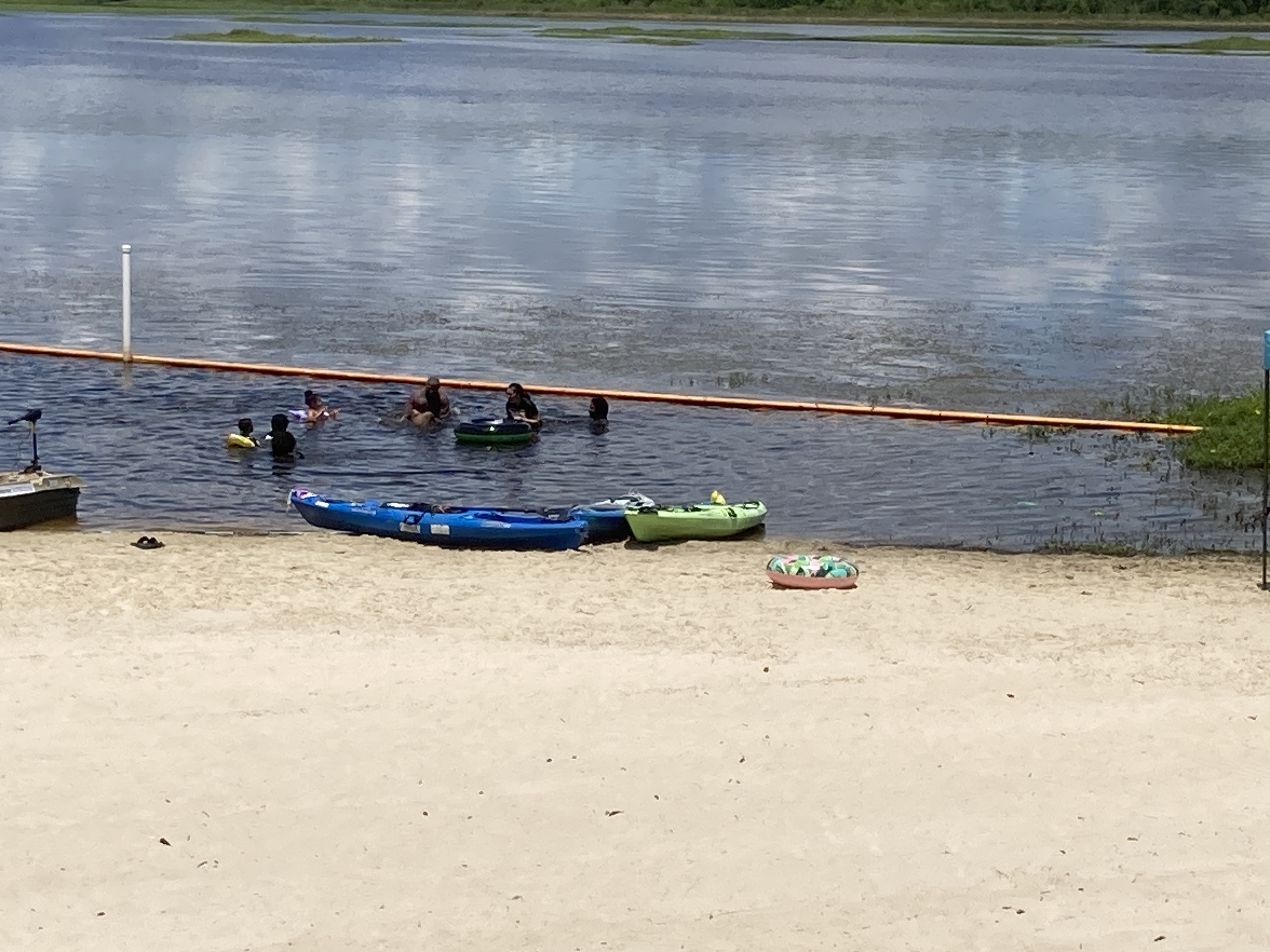 Boats and swimming, 14:21:23 --Gretchen Quarterman