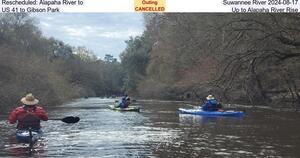 [Alapaha River to Suwannee River 2024-08-17, US 41 to Gibson Park, Up to Alapaha River Rise]