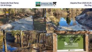 [Statenville Boat Ramp, Alapaha River 2025-02-25, GA 94 Bridge, Sky Dog]