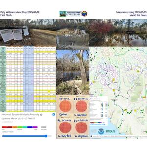 [Dirty Withlacoochee River 2025-03-12, More rain coming 2025-03-15, First Flush, Avoid the rivers]