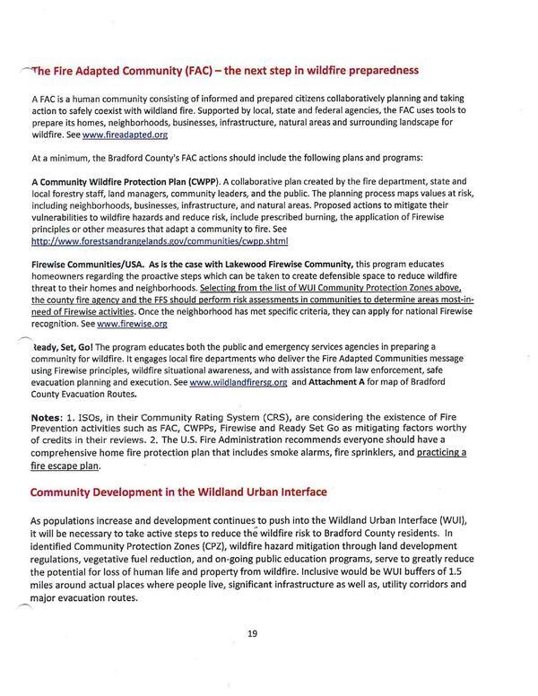 As populations increase and development continues to push into the Wildland Urban Interface (WUI),