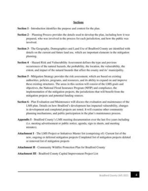 [Section 1 - Introduction identifies the purpose and context for the plan.]