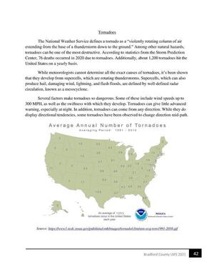 [Average Annual Number of Tornadoes]