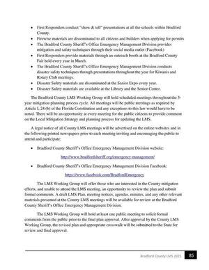 [year mitigation planning process cycle. All meetings will be public meetings as required by]