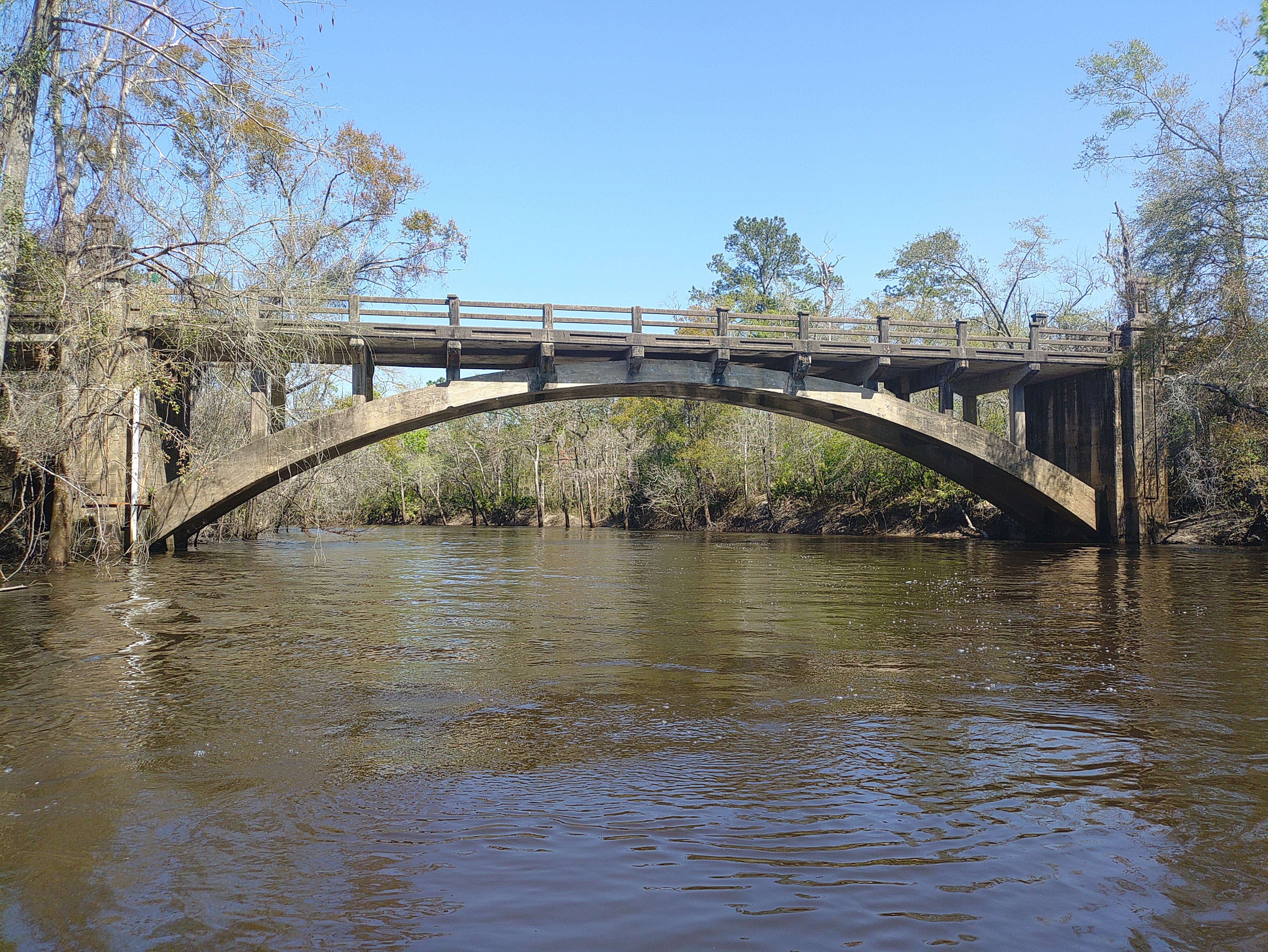 Looking upstream to Spook Bridge --Phil Royce, 2025:03:22 12:36:26