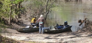 [Jon boats at WHCBR, 2025:03:22 11:55:12, 30.8159204, -83.4246591]