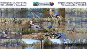 [Deloach private BR, many creeks, Langdale Company midpoint landing, US 84, CSX RR, to Spook Bridge, Withlacoochee River 2025-03-22]