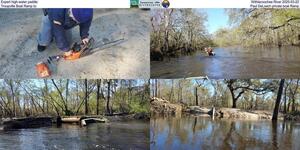 [Expert high-water paddle, Withlacoochee River 2025-03-22, Troupville Boat Ramp to Paul DeLoach private boat Ramp]