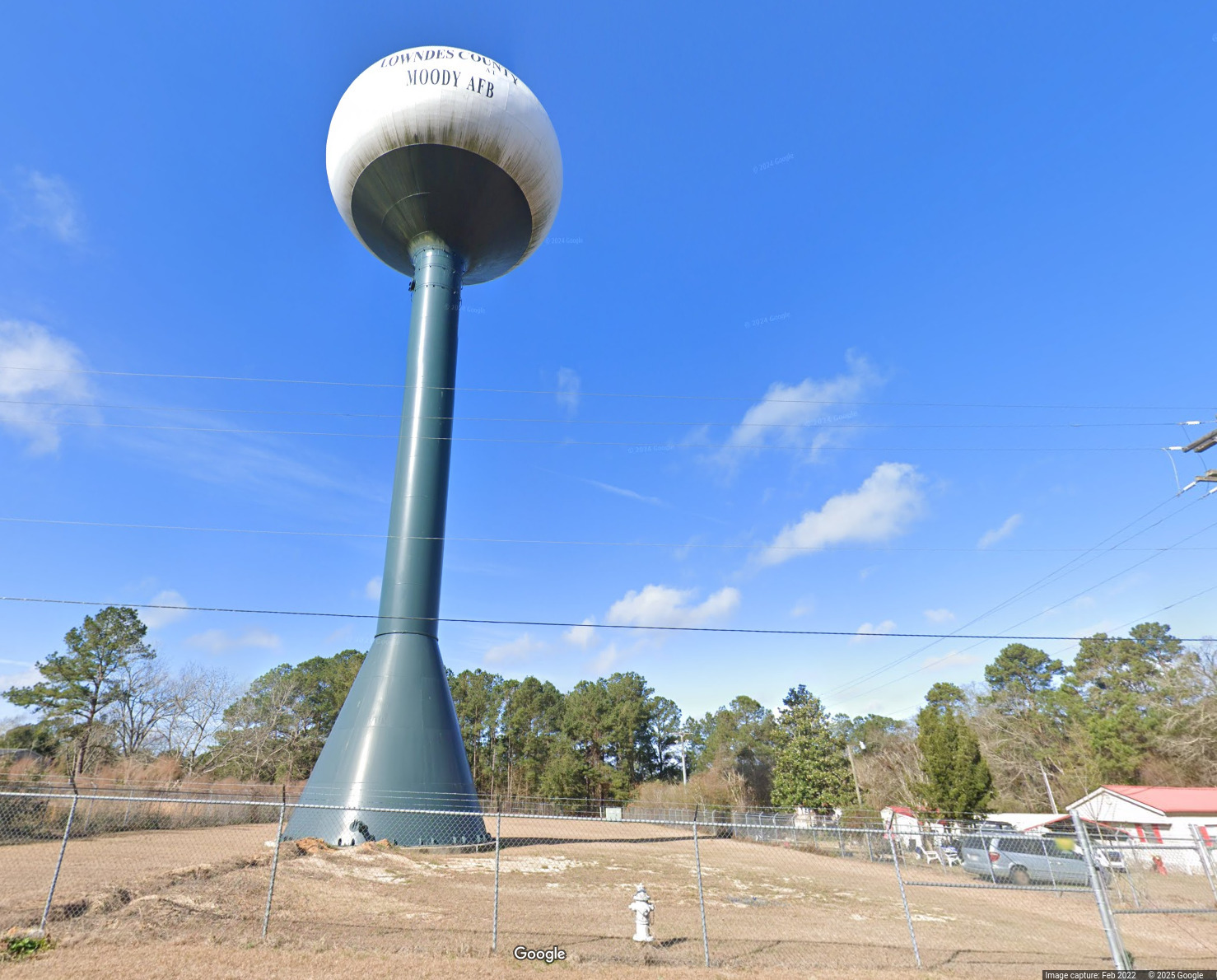 Spring Creek Well Tank Lowndes County GA --Google Streetview