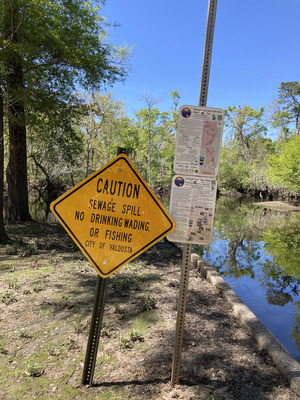 [Signs, Langdale Park Boat Ramp, Withlacoochee River @ North Valdosta Road 2025-03-26]