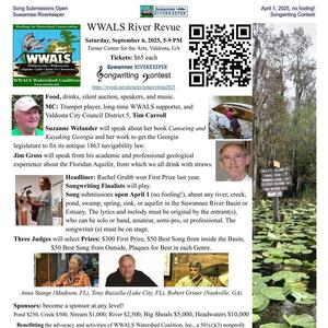 [Song Submissions Open April 1, 2025, no fooling!, Suwannee Riverkeeper Songwriting Contest]