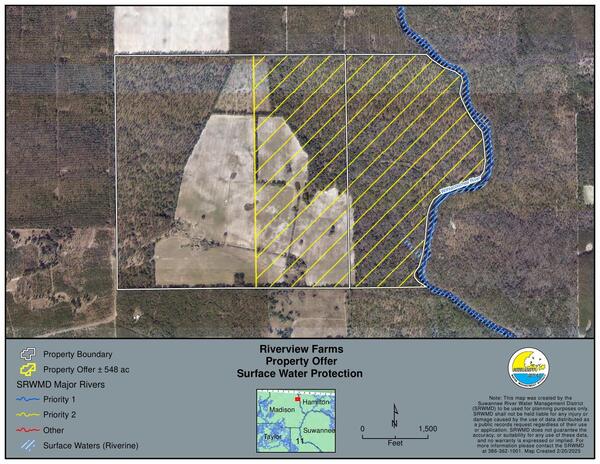 Riverview Farms Property Offer Surface Water Protection