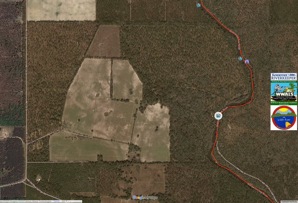 [Map: Riverview Farms Withlacoochee River --WLRWT]