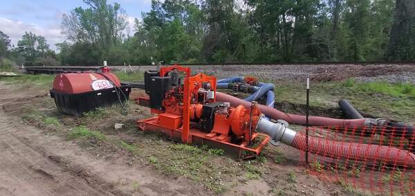 [Movie: Sewage bypass pump, Sugar Creek, 11:09:06, 30.8518739, -83.3147884 (14M)]