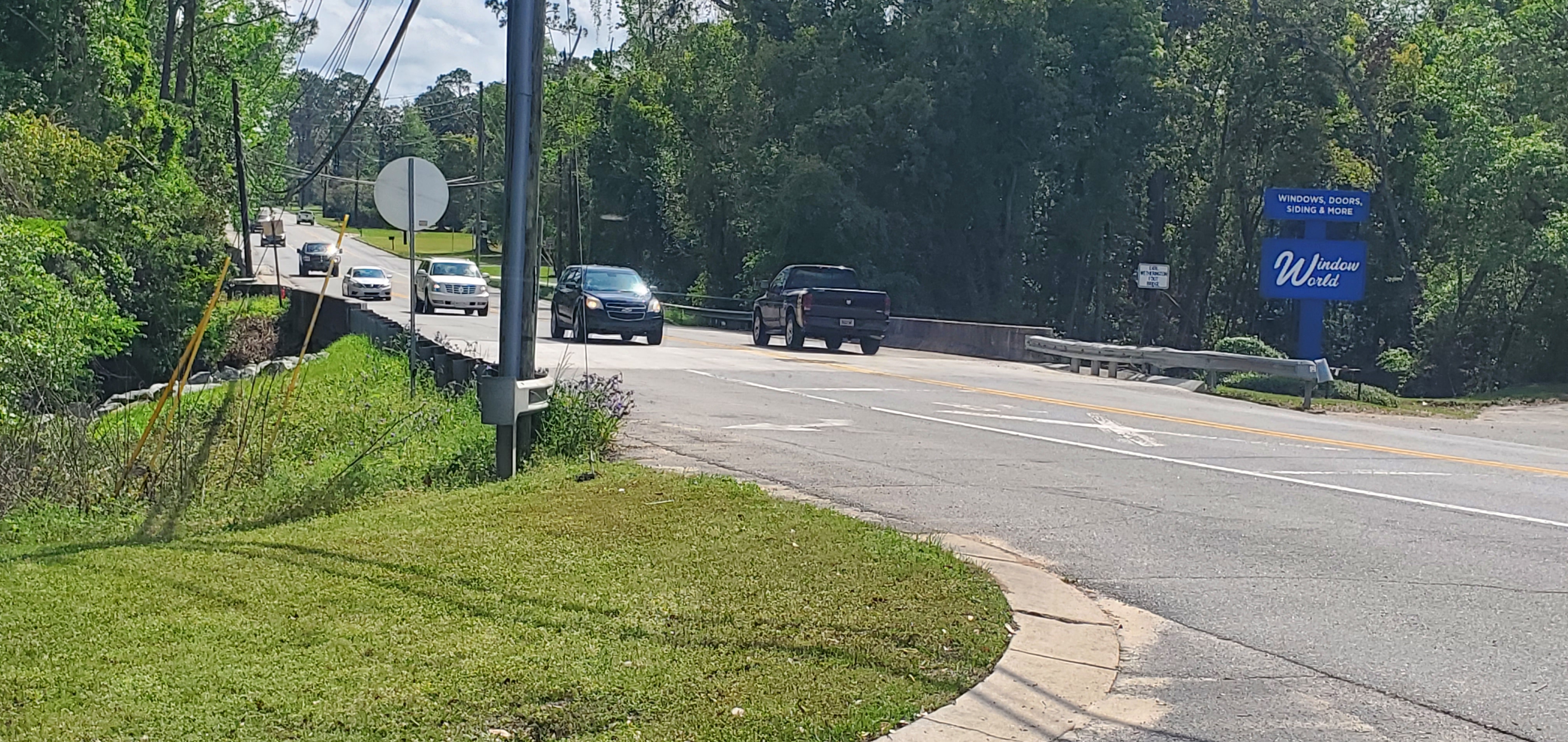 Repaired Gornto Road Bridge, Sugar Creek, 11:52:59, 30.8605534, -83.3182575
