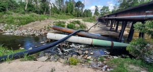 [Context, Sample site, NSFRR, Sugar Creek, 11:07:18, 30.8519166, -83.3147740]