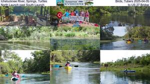 [Ichetucknee River, Springs, Turtles, Birds, Tubers 2025-04-05, North Launch past South Launch, to US 27 Bridge]
