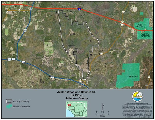 Location Map: Avalon Woodland Ravines