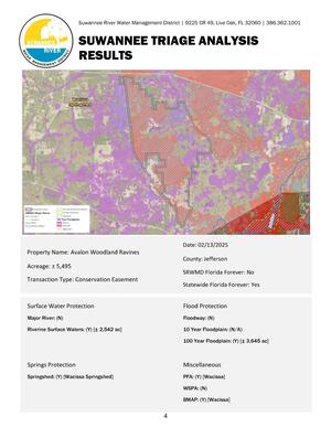 [Avalon Woodland Ravines SUWANNEE TRIAGE ANALYSIS]