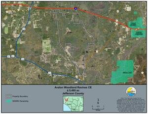 [Location Map: Avalon Woodland Ravines]