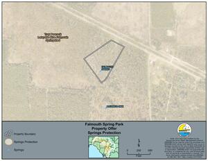 [Map: Springs Protection, Falmouth Spring Park]