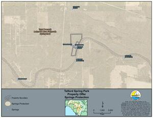 [Map: Springs Protection, Telford Spring Park]
