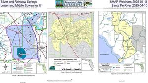 [Silver and Rainbow Springs, BMAP Webinars 2025-04-11, Lower and Middle Suwannee & Santa Fe River 2025-04-10]