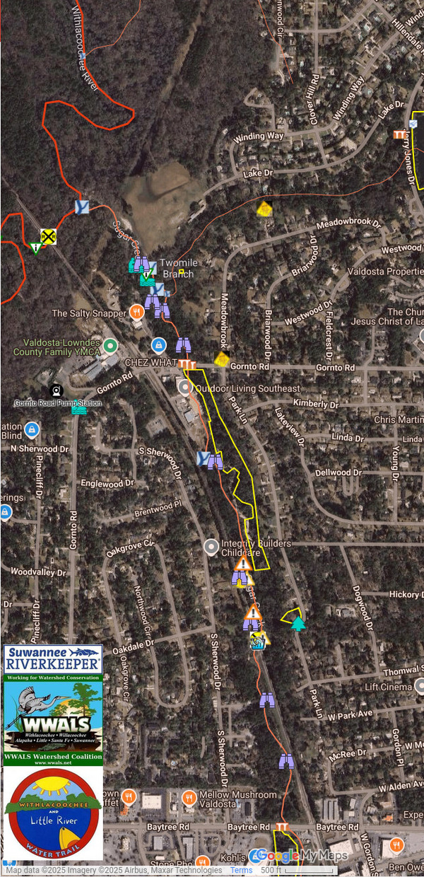 [Map: Sugar Creek --WLRWT]