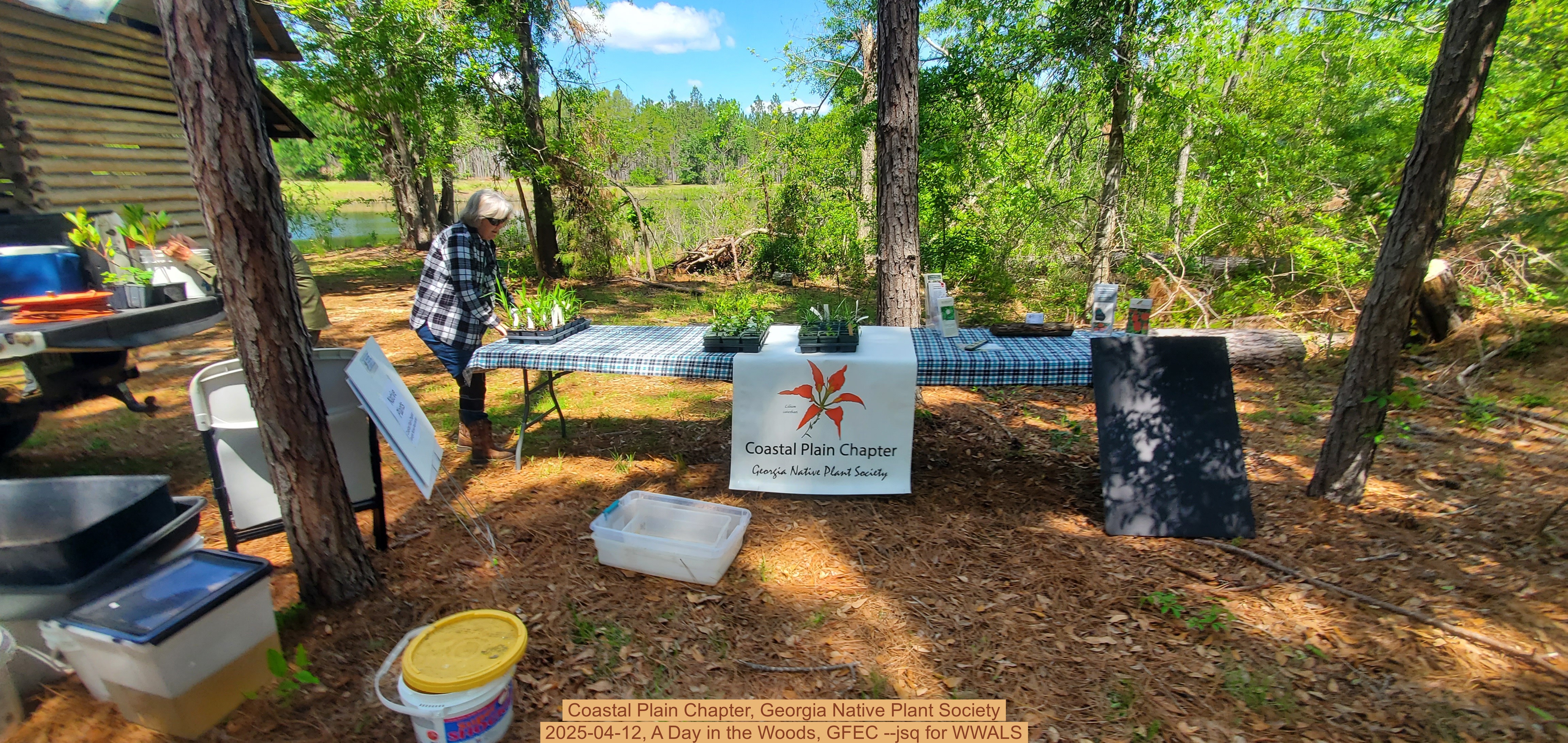 Coastal Plain Chapter, Georgia Native Plant Society, 2025-04-12, A Day in the Woods, GFEC --jsq for WWALS