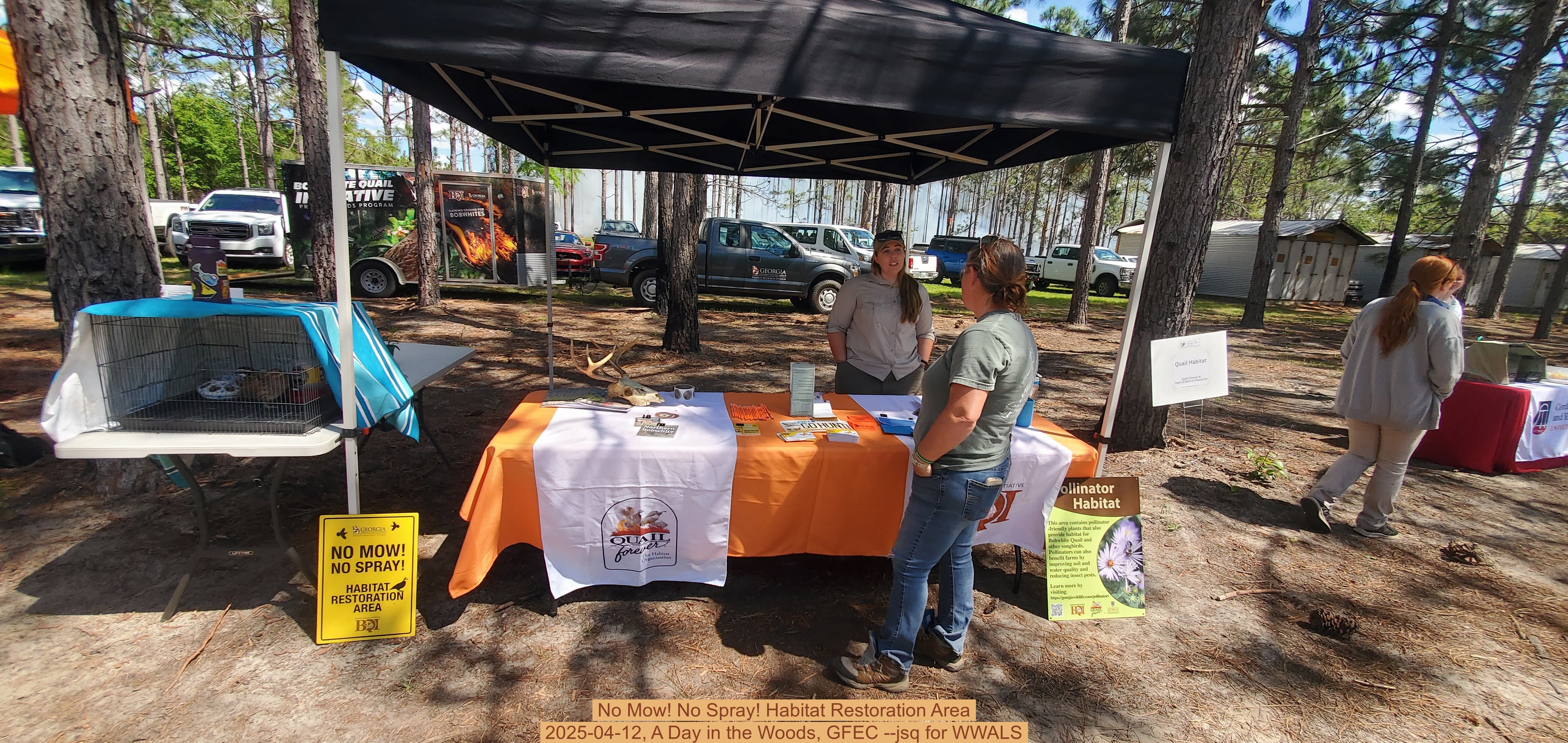 No Mow! No Spray! Habitat Restoration Area, 2025-04-12, A Day in the Woods, GFEC --jsq for WWALS