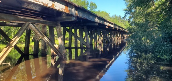 [Norfolk Southern Railroad Bridge over Withlacoochee River, 10:10:03, 30.8628753, -83.3208304]