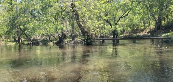 [Private bridge almost underwater, 11:44:56, 30.8539203, -83.3326624]