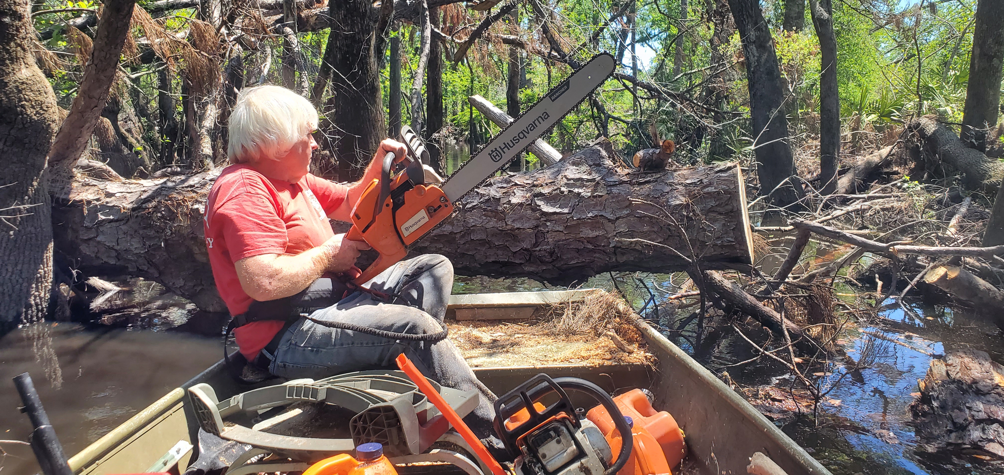 Husqvarna 24-inch chainsaw, 13:36:17, 30.8666261, -83.3206004