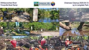 [Withlacoochee River Chainsaw Cleanup 2025-04-13, Troupville Boat Ramp up to Langdale Park]